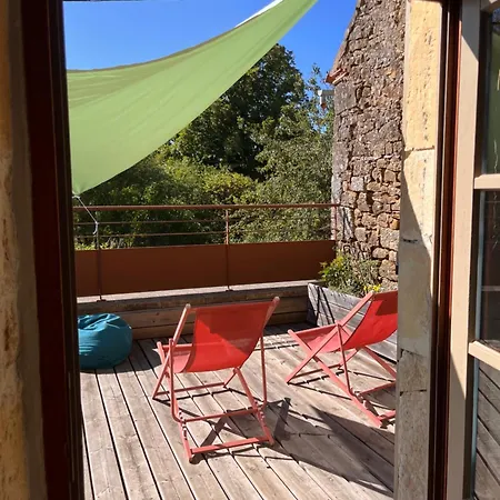 De Charme En Pierre Pour 12 Personnes En Dordogne, Piscine Privée Hébergement de vacances Saint-Julien-de-Lampon